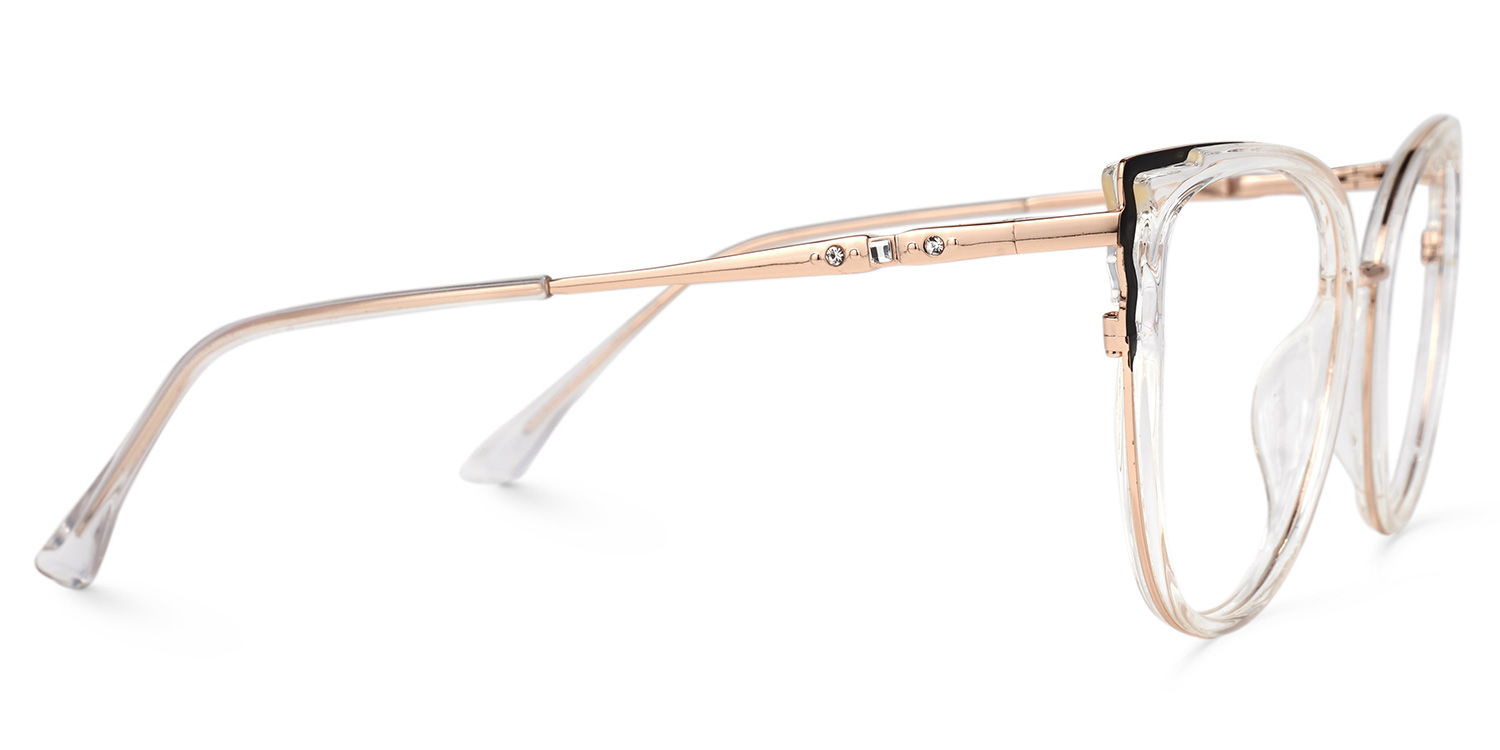 Estrada Cateye Black-Crystal Glasses4