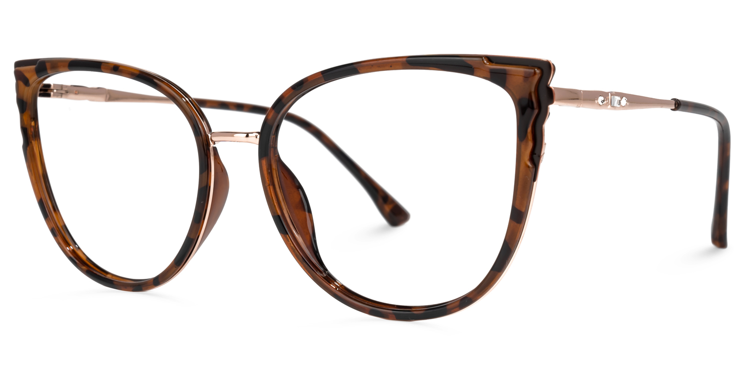 ZEELOOL Estrada Cateye Tortoise Glasses
