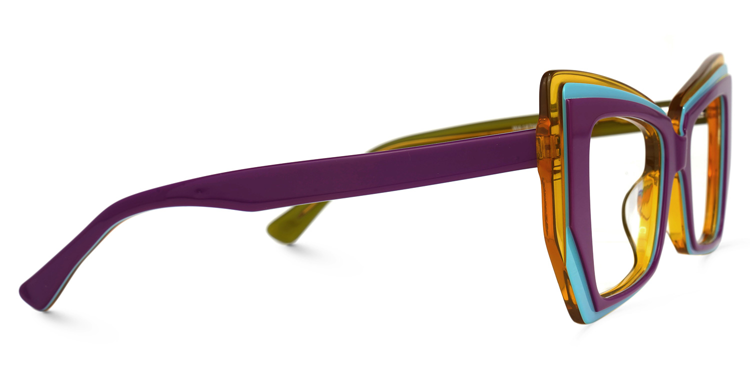 Verdejo Geometric Purple Glasses2