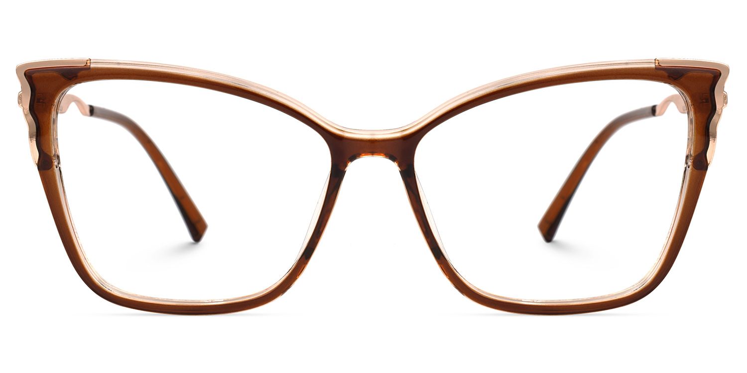 Bieisha Cateye Brown Glasses | ZEELOOL Canada0
