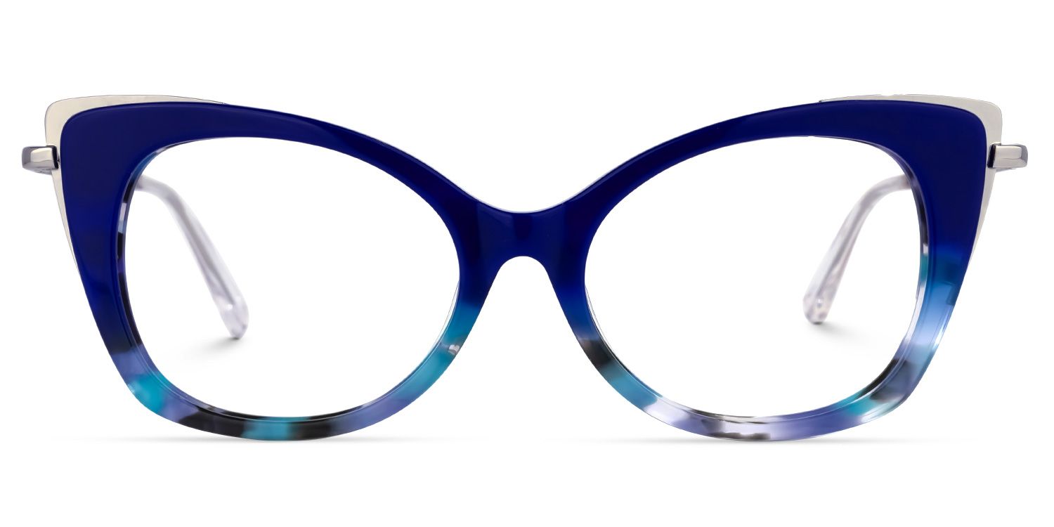 Duchess Cateye Blue Glasses | ZEELOOL Canada0
