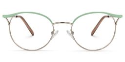 Kylie Oval Green Glasses0