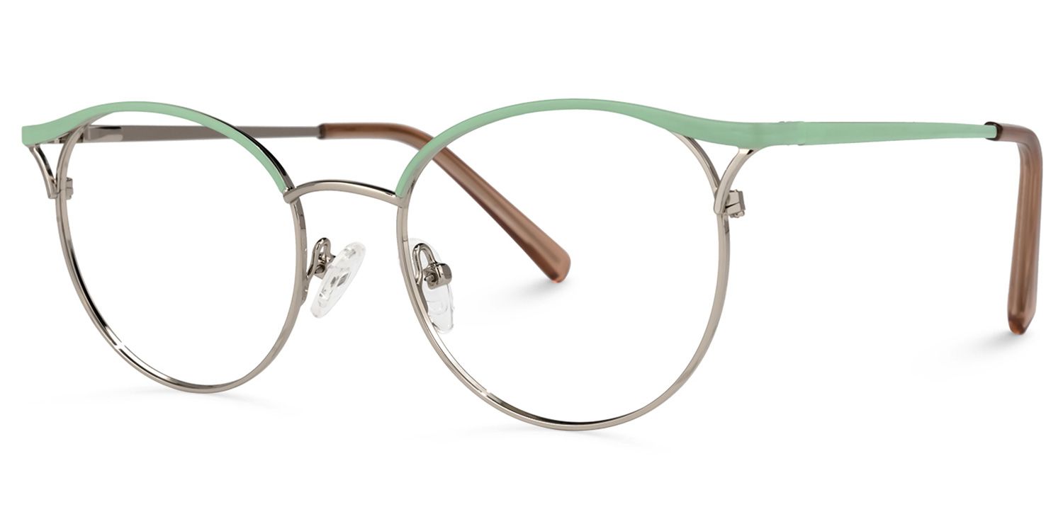 Kylie Oval Green Glasses | ZEELOOL Canada1