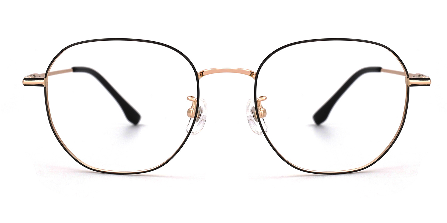 Bezjak Round Black Glasses0