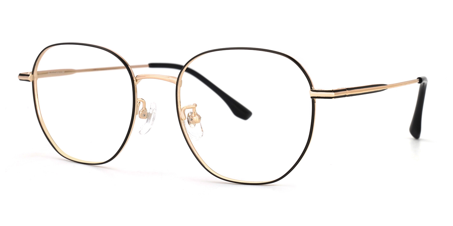 Bezjak Round Black Glasses1