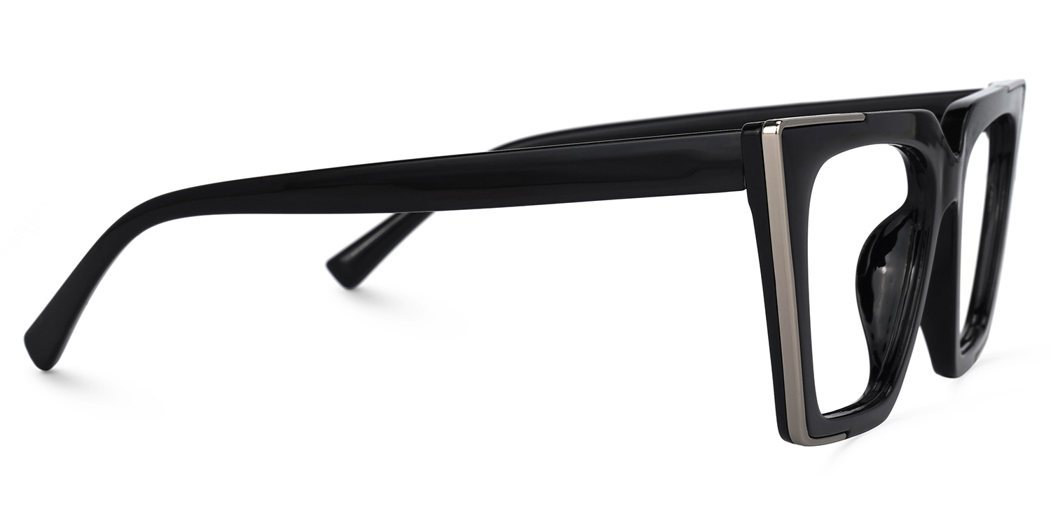 Corcino Cateye Black Glasses | ZEELOOL Canada2
