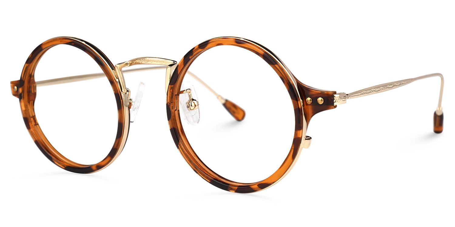 Ortiz Round Tortoise Glasses | ZEELOOL Canada1