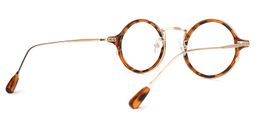 Ortiz Round Tortoise Glasses2