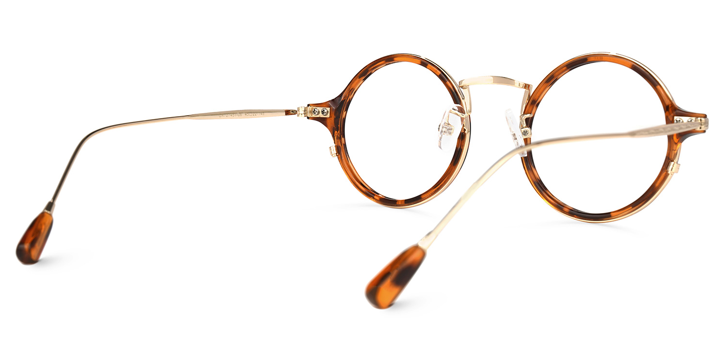 Ortiz Round Tortoise Glasses2