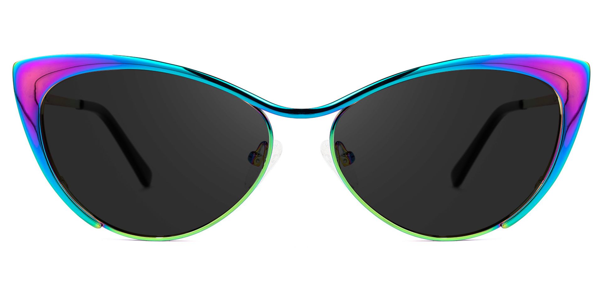 Ellen Cateye Blue-Green Sunglasses | ZEELOOL Canada0