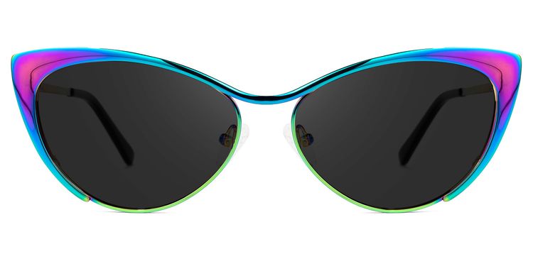 Ellen Cateye Iridescent Sunglasses