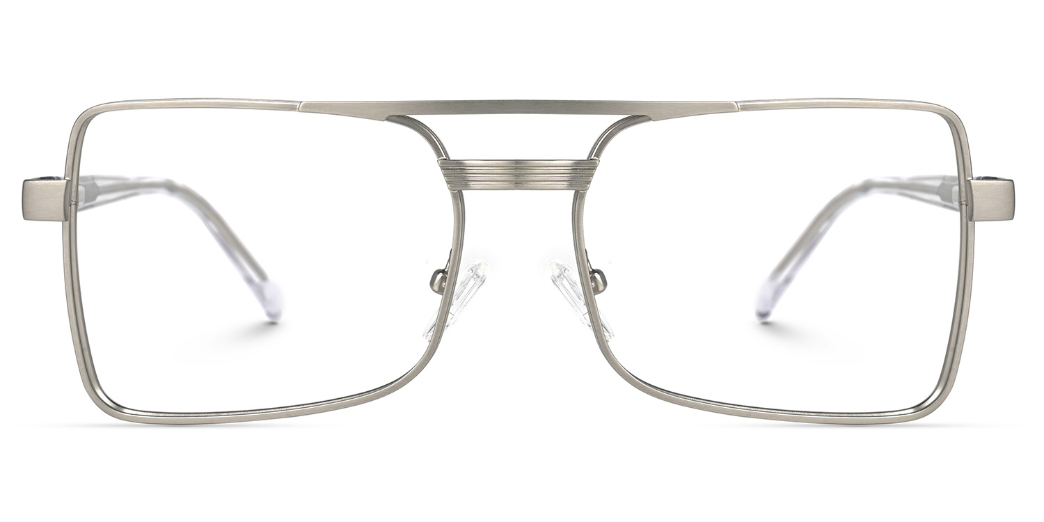 Paulina Aviator Silver Glasses | ZEELOOL Canada0