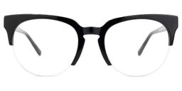 Coulter Browline Black Glasses0