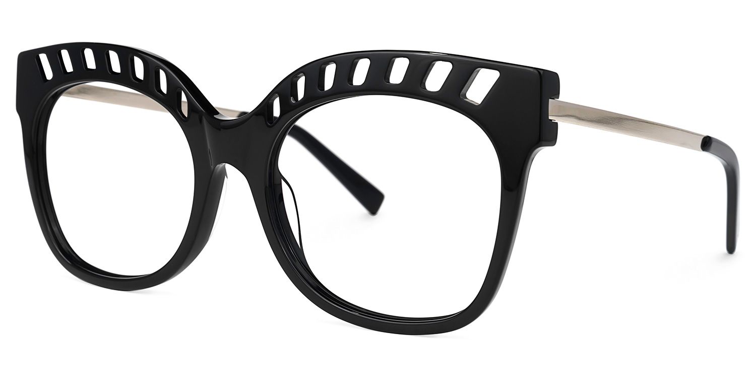 Francisco Square Black Glasses | ZEELOOL Canada1