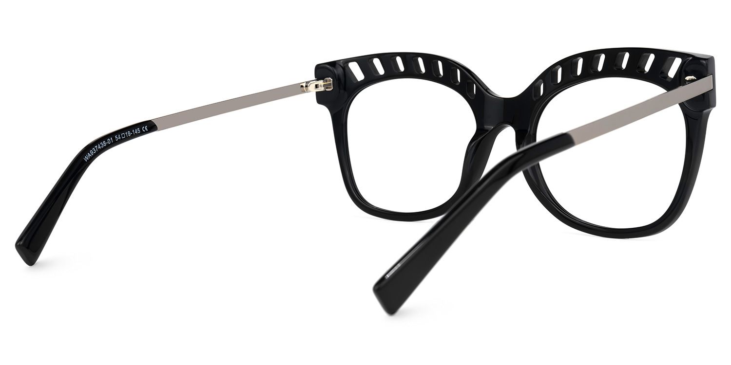 Francisco Square Black Glasses | ZEELOOL Canada3