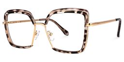 Cordaro Square Clear Tortoise Shell Glasses2