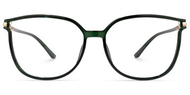 Rodz Square Dark-Green Glasses