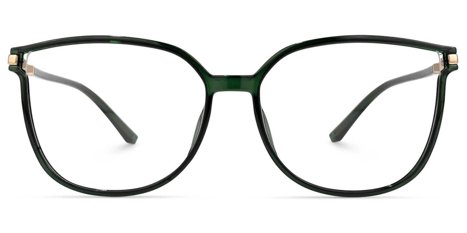 Rodz Square Dark-Green Glasses0