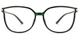 Rodz Square Dark-Green Glasses0