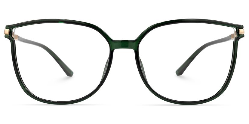 Rodz Square Dark-Green Glasses
