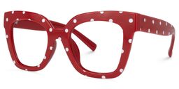 Malcolm Square Red-Dot Glasses1