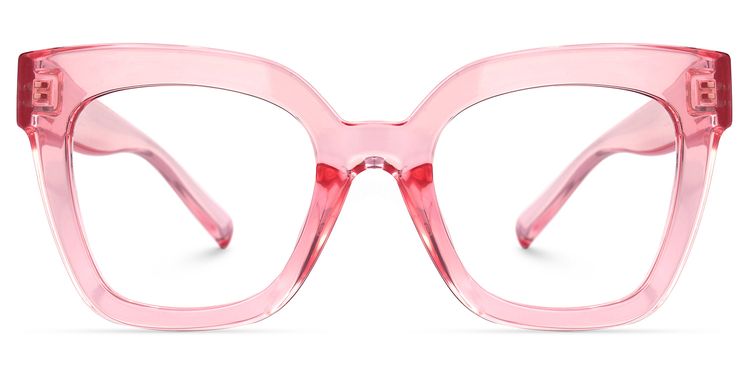 Malcolm Square Pink Glasses