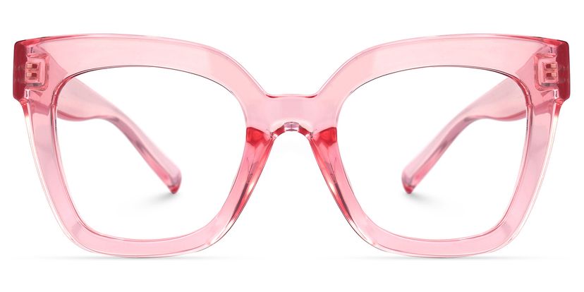 Malcolm Square Pink Glasses
