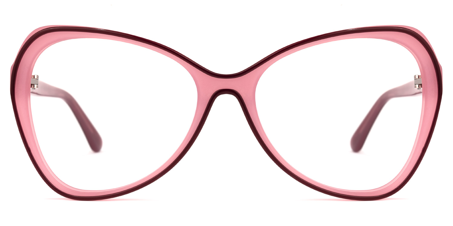 Margarita Geometric Pink Glasses | ZEELOOL Canada0