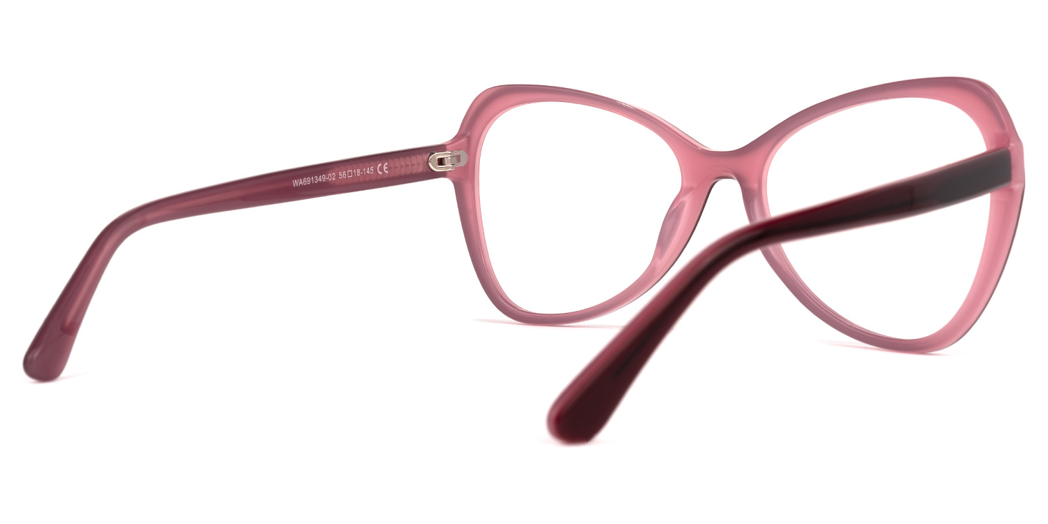 Margarita Geometric Pink Glasses | ZEELOOL Canada2