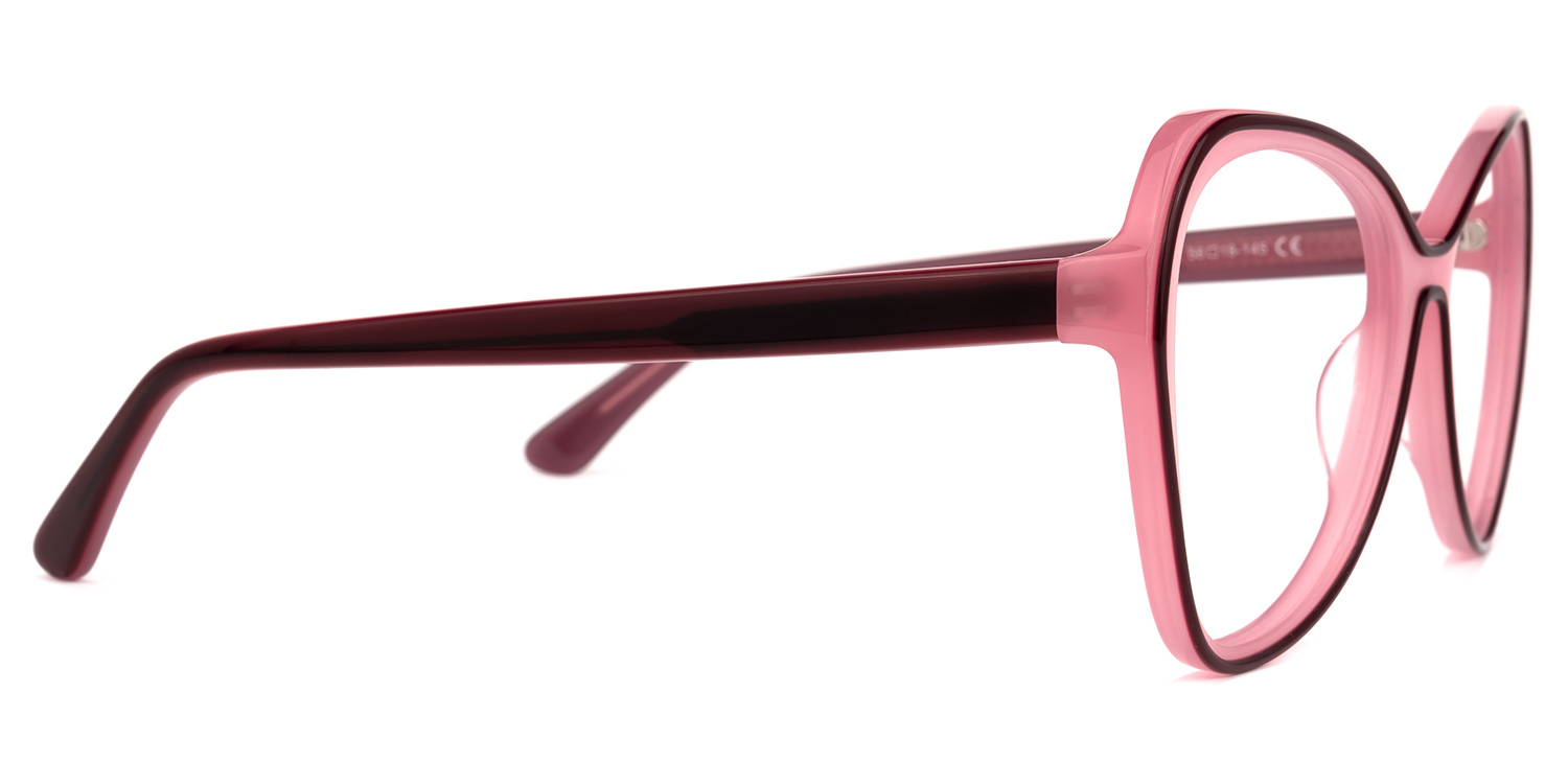 Margarita Geometric Pink Glasses3