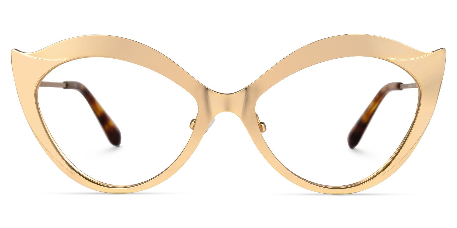 Shanelle Cateye Gold Glasses | ZEELOOL Canada0