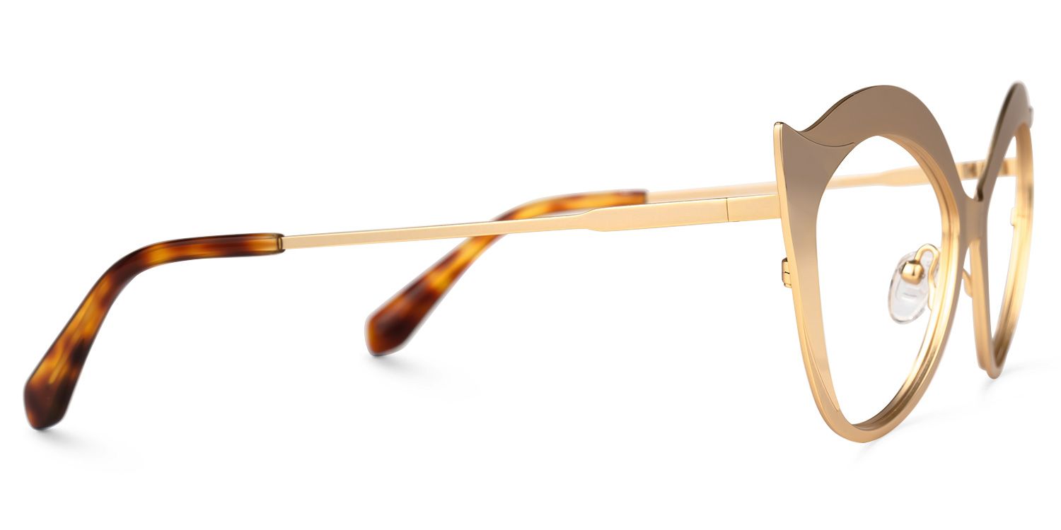 Shanelle Cateye Gold Glasses | ZEELOOL Canada2