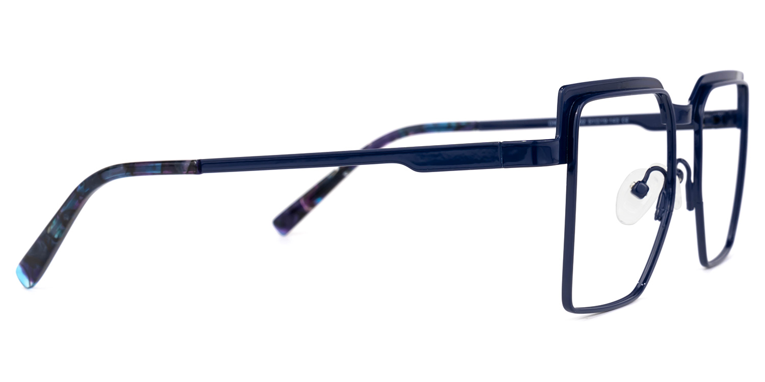 Jubilee Square Dark-Blue Glasses | ZEELOOL Canada3