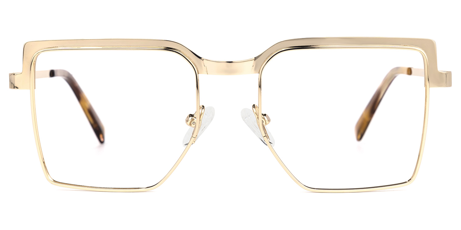 Jubilee Square Gold Glasses | ZEELOOL Canada0