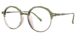 Meyko Round Green Glasses1