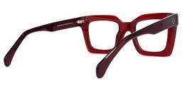 Lobo Square Red Glasses2