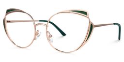 Shanita Geometric Gold Glasses1