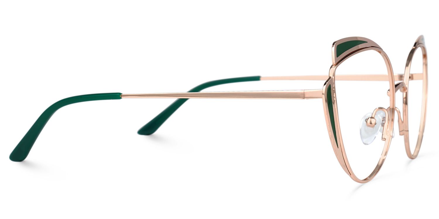 Shanita Geometric Gold Glasses | ZEELOOL Canada3