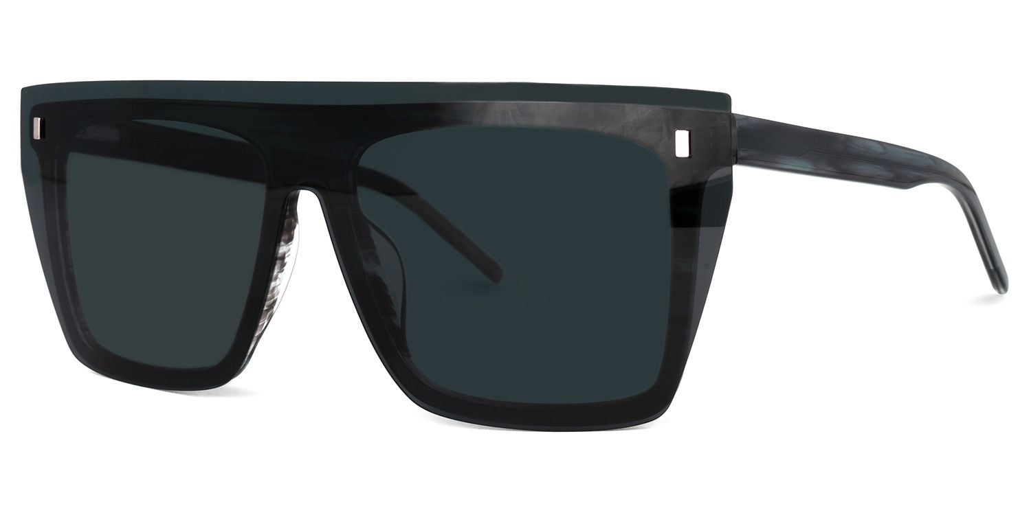 Kenya Square Gray Glasses | ZEELOOL Canada1