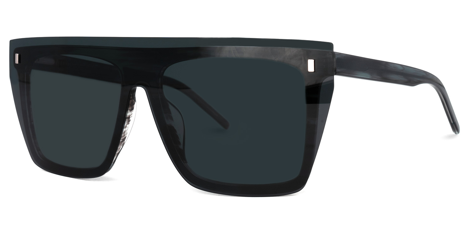 Kenya Square Gray Glasses | ZEELOOL Canada1