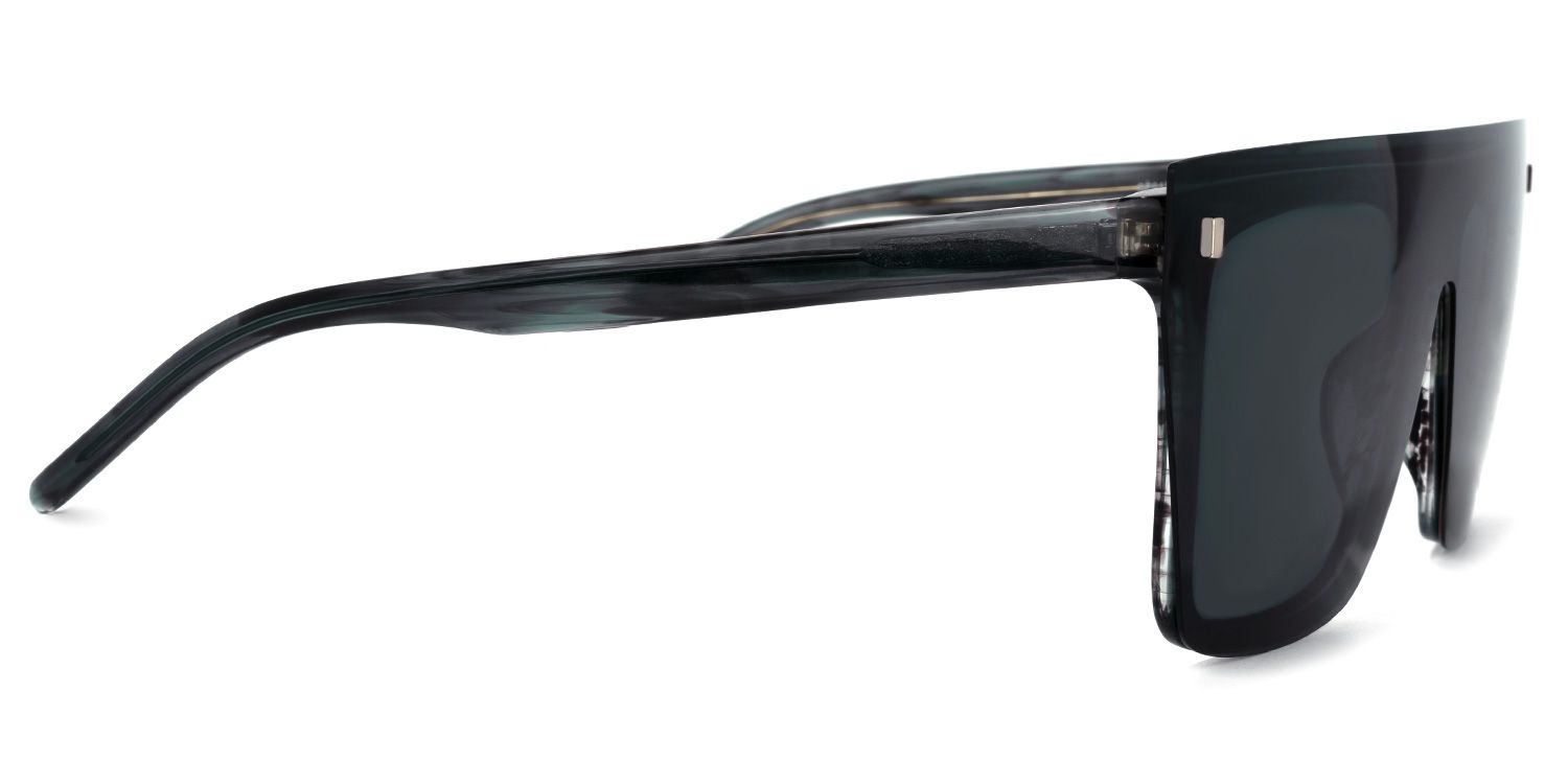 Kenya Square Gray Glasses | ZEELOOL Canada2