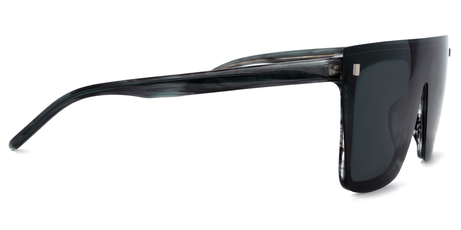 Kenya Square Gray Glasses | ZEELOOL Canada2