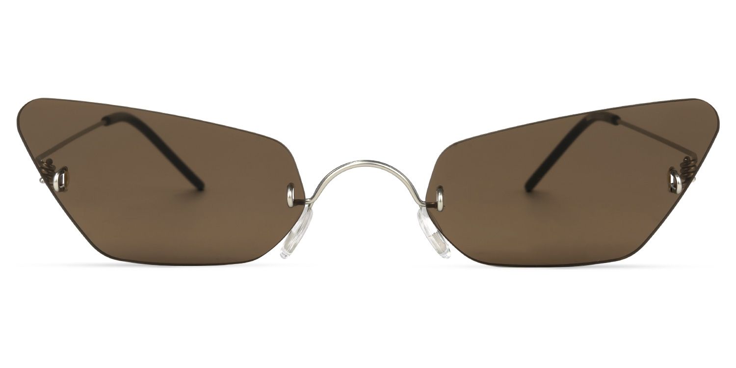 Mathis Cateye Brown Sunglasses | ZEELOOL Canada0