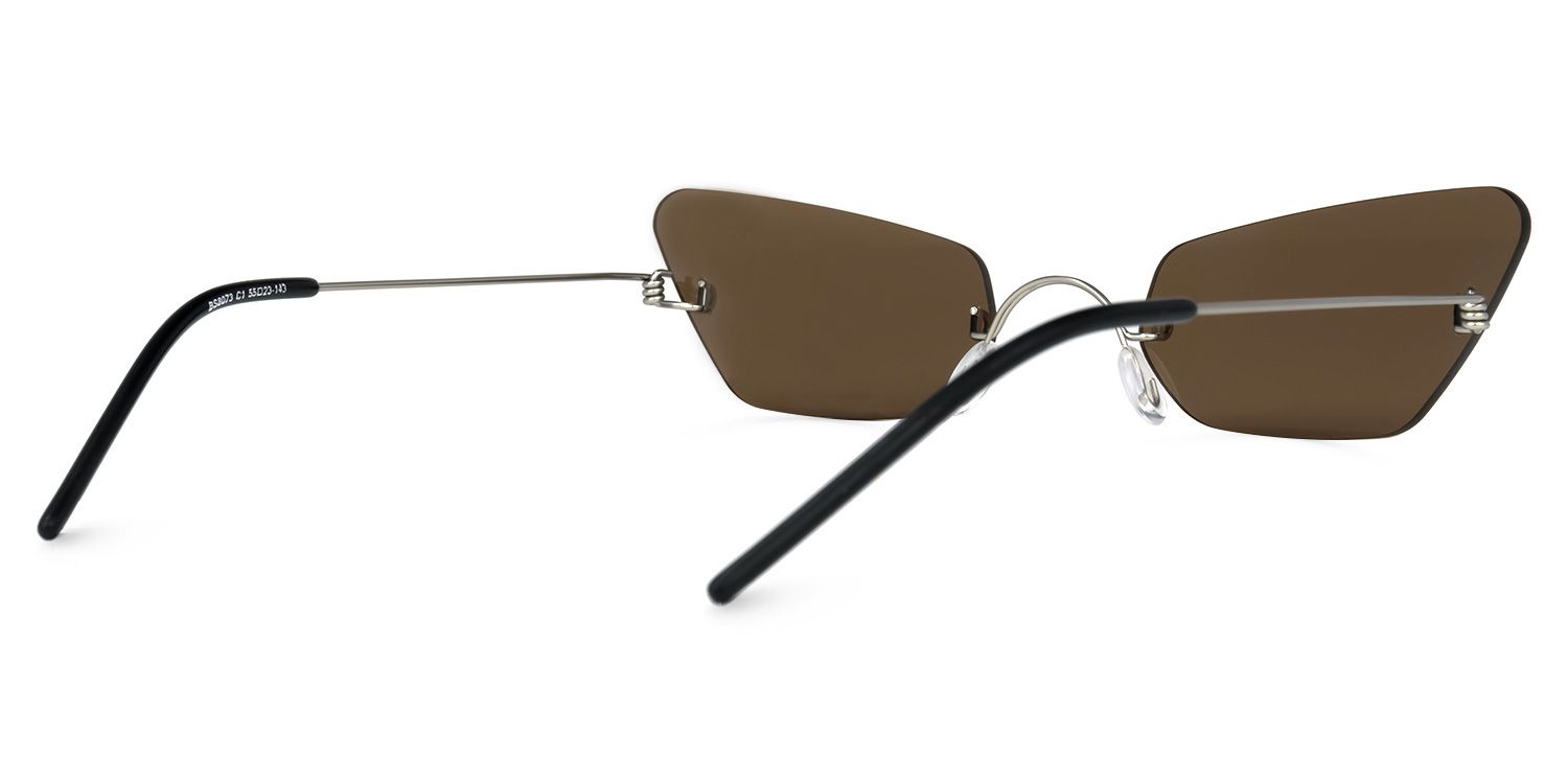 Mathis Cateye Brown Sunglasses | ZEELOOL Canada2