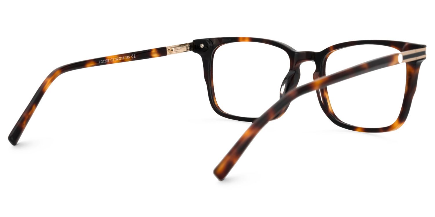 Kornelia Square Tortoise Glasses | ZEELOOL Canada2