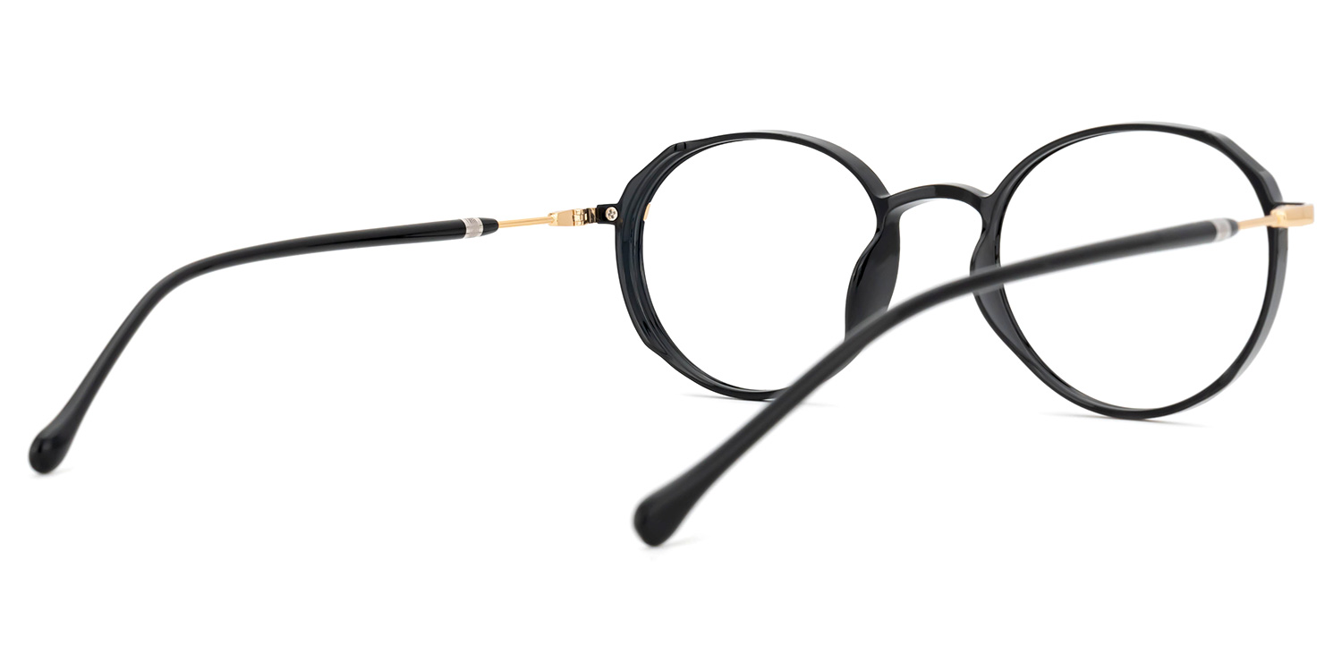 Billy Round Black Glasses | ZEELOOL Canada3