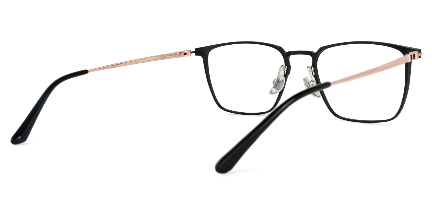 Ramirez Square Black Glasses | ZEELOOL Canada3