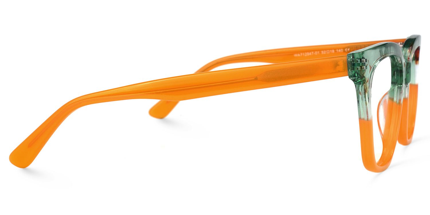 Kriss Square Earthy-Yellow Glasses | ZEELOOL Canada2