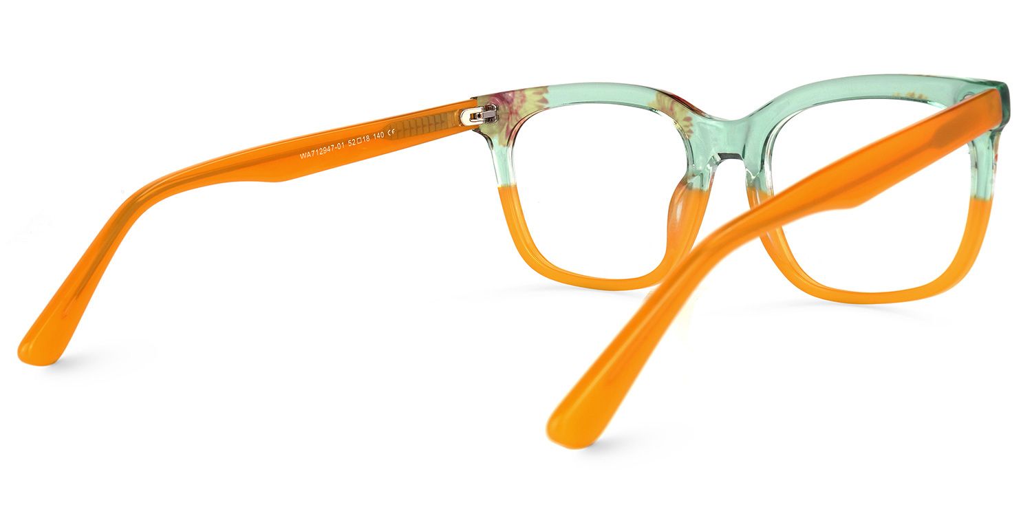 Kriss Square Earthy-Yellow Glasses | ZEELOOL Canada3
