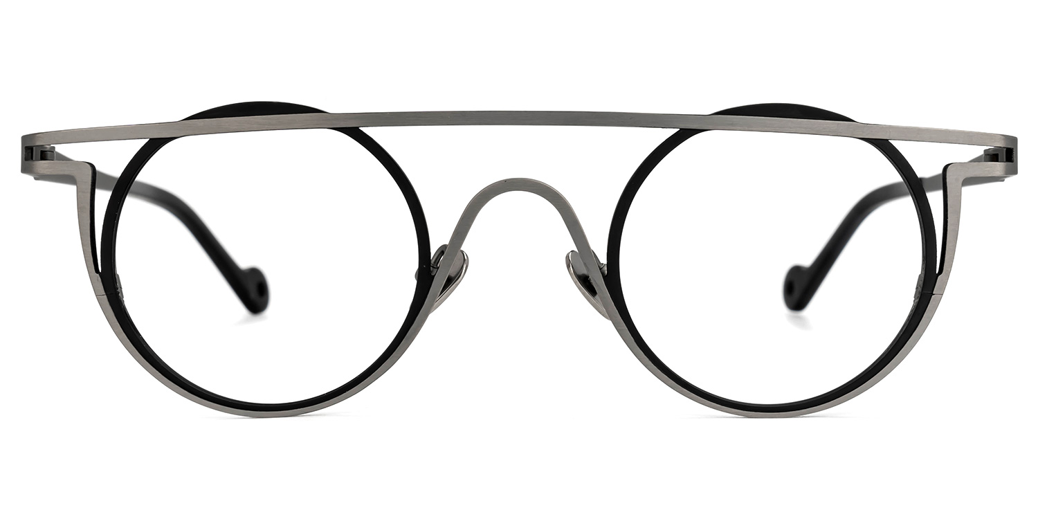 Cowan Geometric Black-Gray Glasses | ZEELOOL Canada0